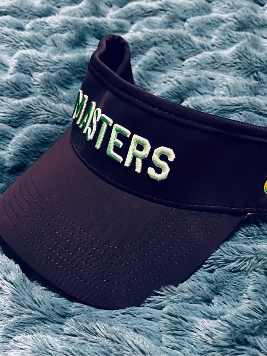 2026 Masters Golf Ladies Navy Blue Golf Visor with Green Embroidery main image 5